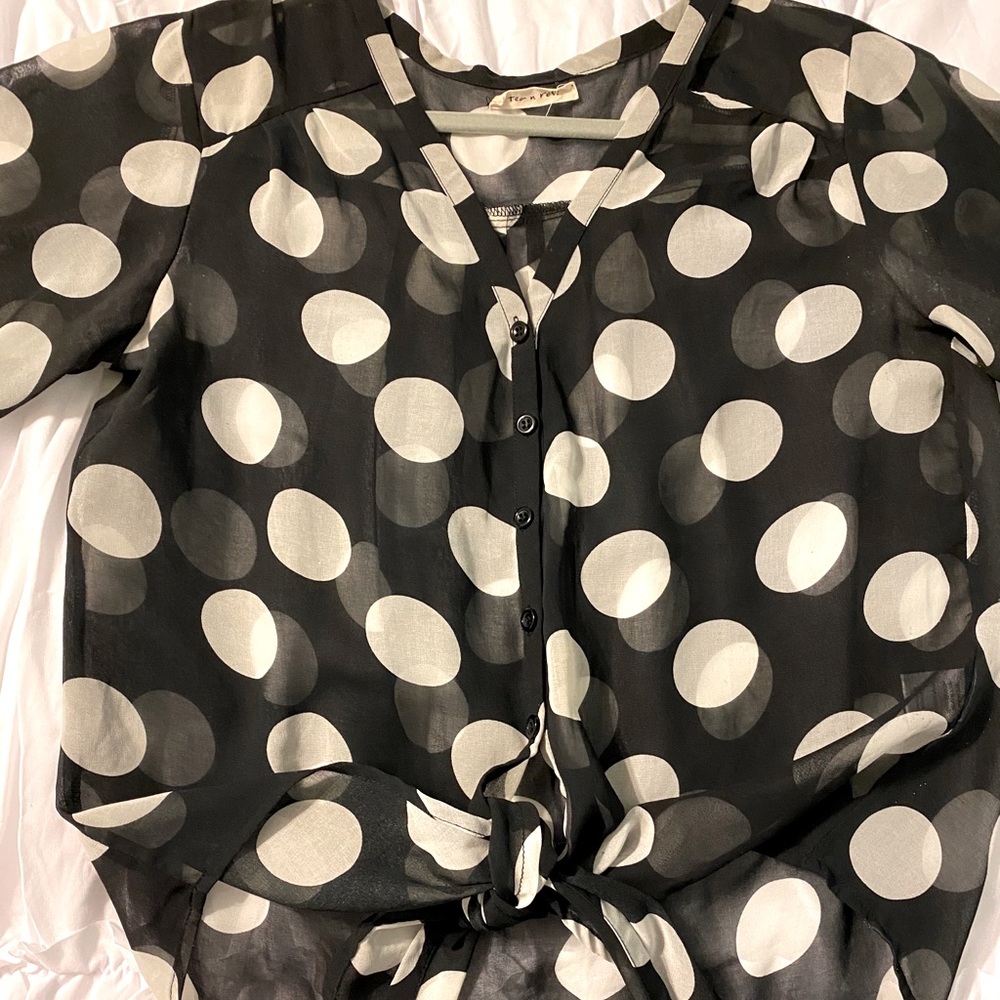 Boutique Polka Dot Blouse
